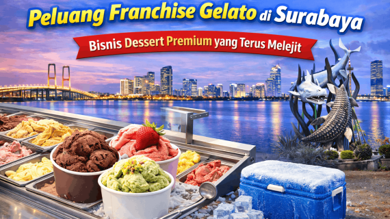 Peluang Franchise Gelato di Surabaya: Bisnis Dessert Premium yang Terus Melejit