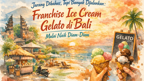 Jarang Dibahas, Tapi Banyak Dijalankan: Franchise Ice Cream Gelato di Bali Mulai Naik Diam-Diam