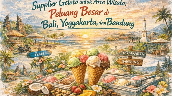 Supplier Gelato untuk Area Wisata: Peluang Besar di Bali, Yogyakarta, dan Bandung